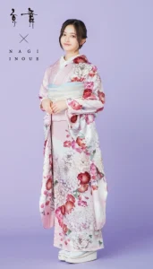 京舞×井上和の振袖-ピンク|成人記念の新作振袖ご紹介　KM-204